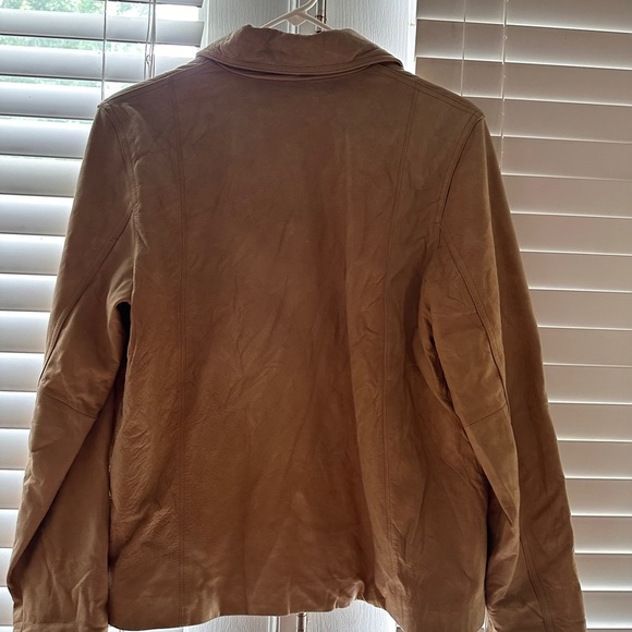 Vintage Women's Tan Jacket - Picture 6 of 6